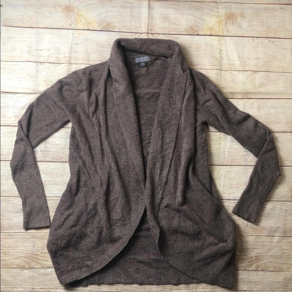 Barefoot Dreams Brown Cozy Chic Lite Cardigan